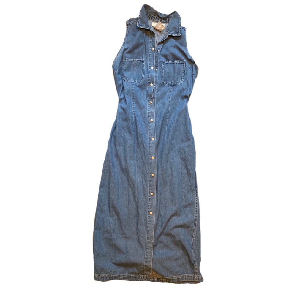 Denim Button Up Dress
